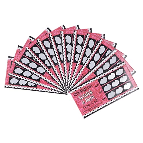 Fabater Bachelorette Party Dare Cards Spiele, 12 lustige und freche Rubbelkarten, perfekt für Mädchen, Damen, Abende, Bachelorette Party Supplies & Dekorationen von Fabater
