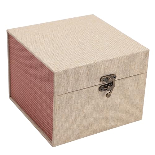 Kugelgelenk-Puppenkopf-Box, Mehrzweck-Puppenkopf-Aufbewahrungsbox für Puppen mit Einem Umfang von 16–16,5 cm für Puppen-Sammlerstücke (Beige) von Fabater