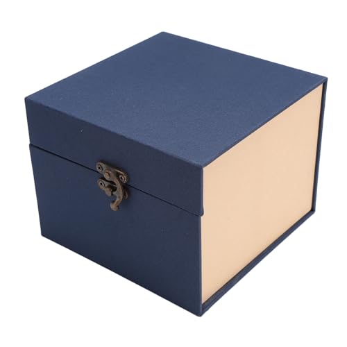 Kugelgelenk-Puppenkopf-Box, Mehrzweck-Puppenkopf-Aufbewahrungsbox für Puppen mit Einem Umfang von 16–16,5 cm für Puppen-Sammlerstücke (Dunkelblau) von Fabater