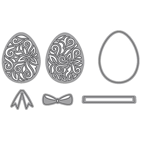 Fabeas Metall-Stanzformen, Ostern-Metall-Stanzformen, Schablone für Scrapbooking, Alben, Papierkarten von Fabeas