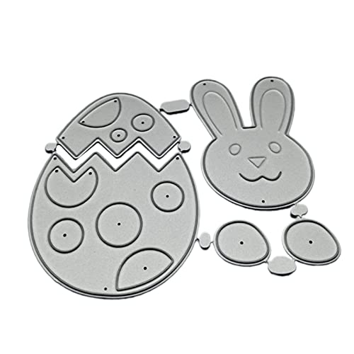 Fabeas Metall-Stanzformen, Ostern-Metall-Stanzformen, Schablone für Scrapbooking, Alben, Papierkarten von Fabeas