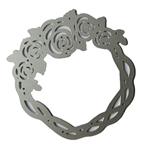 Fabeas Metall-Stanzformen, Rosenkranz, Metall-Stanzformen, Schablone für Scrapbooking, Alben, Stempel, Papierkarten von Fabeas