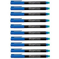 10 FABER-CASTELL MULTIMARK 1513 Folienstifte blau 0,6 mm permanent von Faber-Castell