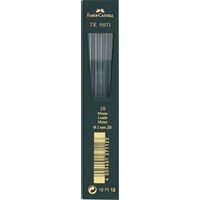 FABER-CASTELL TK 9071 Fallminen-Bleistiftminen schwarz 2H 2,0 mm, 10 St. von Faber-Castell