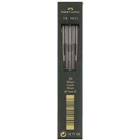 FABER-CASTELL TK 9071  Fallminen-Bleistiftminen schwarz 3B 2,0 mm, 10 St. von Faber-Castell