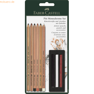 Faber Castell Reisskohlestift Pitt Monochrome Blisterkarte von Faber Castell