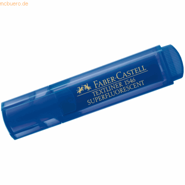 Faber Castell Textmarker Textliner 1546 nachfüllbar blau von Faber Castell