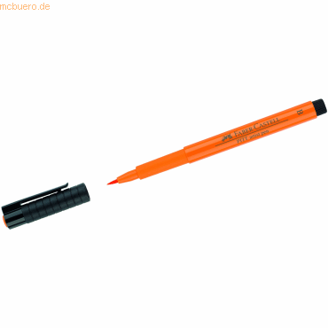 Faber Castell Tuschestift Pitt Artist Pen Spitze: Brush lasurorange von Faber Castell