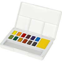 12 FABER-CASTELL Aquarellfarben farbsortiert von Faber-Castell