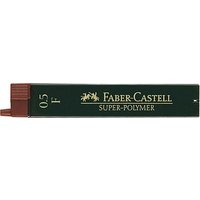 FABER-CASTELL SUPER-POLYMER Feinminen-Bleistiftminen schwarz F 0,5 mm, 12 St. von Faber-Castell