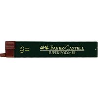 FABER-CASTELL SUPER-POLYMER Feinminen-Bleistiftminen schwarz H 0,5 mm, 12 St. von Faber-Castell