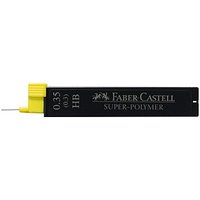 FABER-CASTELL SUPER-POLYMER Feinminen-Bleistiftminen schwarz HB 0,35 mm, 12 St. von Faber-Castell