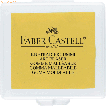 Faber Castell Knetradierer Art Eraser gelb/rot/blau Kunststoffbox von Faber Castell