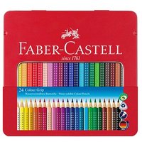 FABER-CASTELL Colour GRIP Buntstifte farbsortiert, 24 St. von Faber-Castell