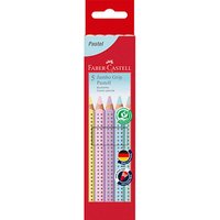 FABER-CASTELL Jumbo Grip Pastell Buntstifte farbsortiert, 5 St. von Faber-Castell