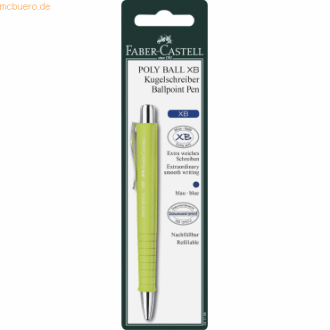 Faber Castell Kugelschreiber Poly Ball XB sortiert Blisterkarte von Faber Castell