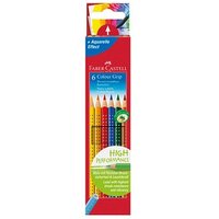 FABER-CASTELL Colour GRIP Buntstifte farbsortiert, 6 St. von Faber-Castell