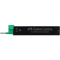 FABER-CASTELL SUPER-POLYMER Feinminen-Bleistiftminen schwarz B 1,4 mm, 6 St. von Faber-Castell