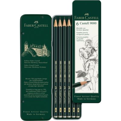 Castell 9000 Design Set Metalletui von Faber Castell