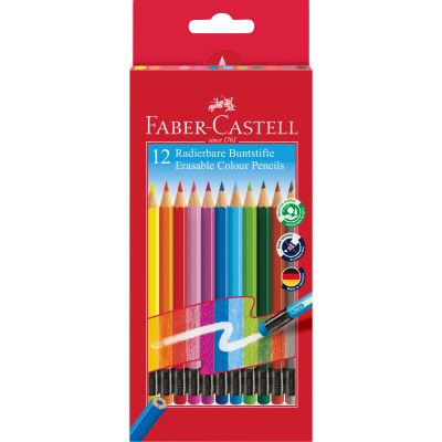 Classic Colours radierbarer Buntstift im Kartonetui von Faber Castell