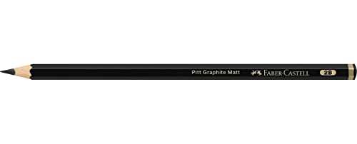 FABER-CASTELL 115202 - Bleistift Pitt Graphite Matt, Mine 2B, 1 Stück von Faber-Castell