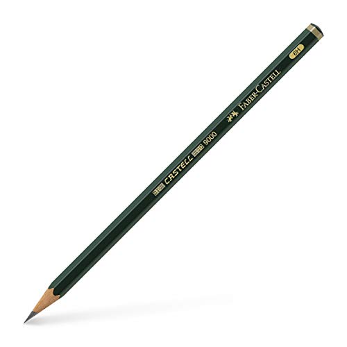 FABER-CASTELL 119016 - Bleistift Castell 9000, Härtegrad 6H von Faber-Castell