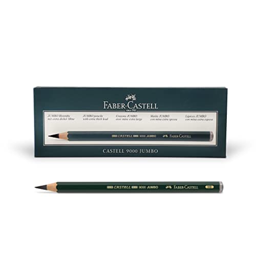 FABER-CASTELL 119300 - Bleistift Castell 9000 Jumbo, Härtegrad HB von Faber-Castell