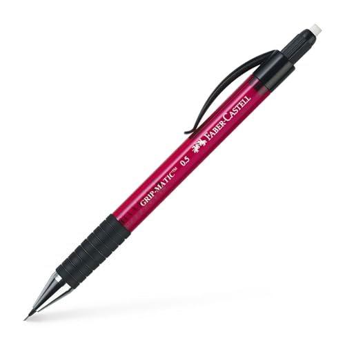 FABER-CASTELL 137521 - Druckbleistift Grip Matic 1375, Härtegrad HB, 0,5 mm, rot, 1 Stück von Faber-Castell