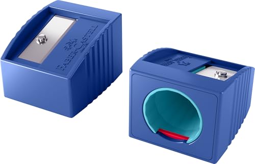 FABER-CASTELL 181780 - Anspitzer Grippy mit Schneidschutz, blau, Spitzer Kinder FABER-CASTELL 181780 - Anspitzer Grippy mit Schneidschutz, blau, Spitzer Kinder von FABER-CASTELL