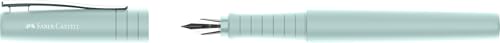 FABER-CASTELL 241009 - Füller Poly Pen, Federbreite M, Füllfederhalter caribic blue von Faber-Castell