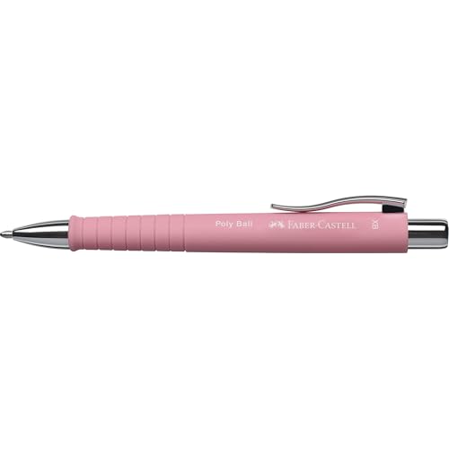 FABER-CASTELL 241127 - Kugelschreiber Poly Ball XB, rosé, 1 Stück, mit auswechselbarer Mine, dokumentenecht FABER-CASTELL 241127 - Kugelschreiber Poly Ball XB, rosé, 1 Stück, mit auswechselbarer Mine, dokumentenecht von Faber-Castell