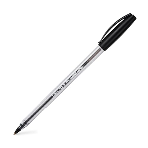 FABER-CASTELL 343298 - Kugelschreiber Trilux 032, Schreibfarbe schwarz, 50 Stück, Minenstärke M von Faber-Castell