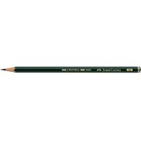 FABER-CASTELL 9000 Bleistift 6B grün, 1 St. von Faber-Castell
