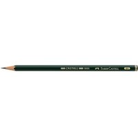FABER-CASTELL 9000 Bleistift 6H grün, 1 St. von Faber-Castell