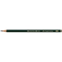 FABER-CASTELL 9000 Bleistift 7B grün, 1 St. von Faber-Castell