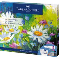 FABER-CASTELL Acryl Bastelfarben-Set farbsortiert von Faber-Castell