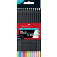 FABER-CASTELL Black Edition Buntstifte farbsortiert, 1 St. von Faber-Castell