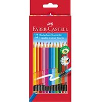 FABER-CASTELL Buntstifte farbsortiert, 12 St. von Faber-Castell