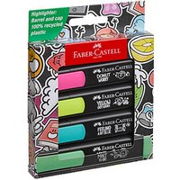 FABER-CASTELL Graffiti Textmarker farbsortiert, 4 St. von Faber-Castell