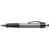 FABER-CASTELL Kugelschreiber GRIP Plus Ball grau, Schreibfarbe: blau, 1 St. von Faber-Castell