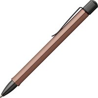 FABER-CASTELL Kugelschreiber Hexo bronze, Schreibfarbe: schwarz, 1 St. von Faber-Castell