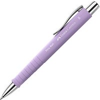 FABER-CASTELL Kugelschreiber POLY BALL Colous XB lila, Schreibfarbe: blau, 1 St. von Faber-Castell