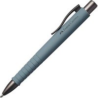 FABER-CASTELL Kugelschreiber POLY BALL Urban grau Schreibfarbe blau, 1 St. von Faber-Castell