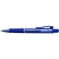 FABER-CASTELL Kugelschreiber Poly Ball View blau, Schreibfarbe: blau, 1 St. von Faber-Castell