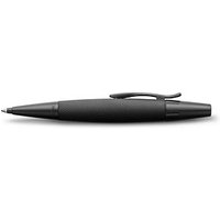 FABER-CASTELL Kugelschreiber e-motion pure Black schwarz Schreibfarbe schwarz, 1 St. von Faber-Castell