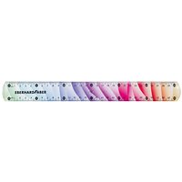 EBERHARD FABER Lineal Rainbow 30,0 cm, Regenbogen von EBERHARD FABER