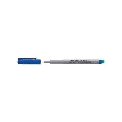 FABER-CASTELL NonPermanent-Marker MULTIMARK F, blau VE=12 von Faber-Castell