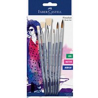 FABER-CASTELL Pinsel-Set Größe 2, 6, 10, 14, 6-teilig von Faber-Castell