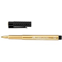 FABER-CASTELL Pitt Artist Pen Lackmarker gold 1,5 mm, 1 St. von Faber-Castell