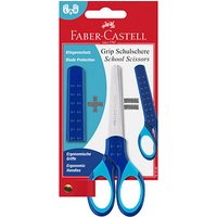 FABER-CASTELL Kinderschere Grip blau 13,5 cm von Faber-Castell